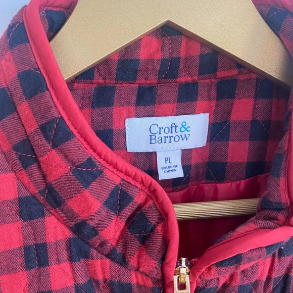 Red and Black Buffalo Plaid Vest - Picture 4 of 11